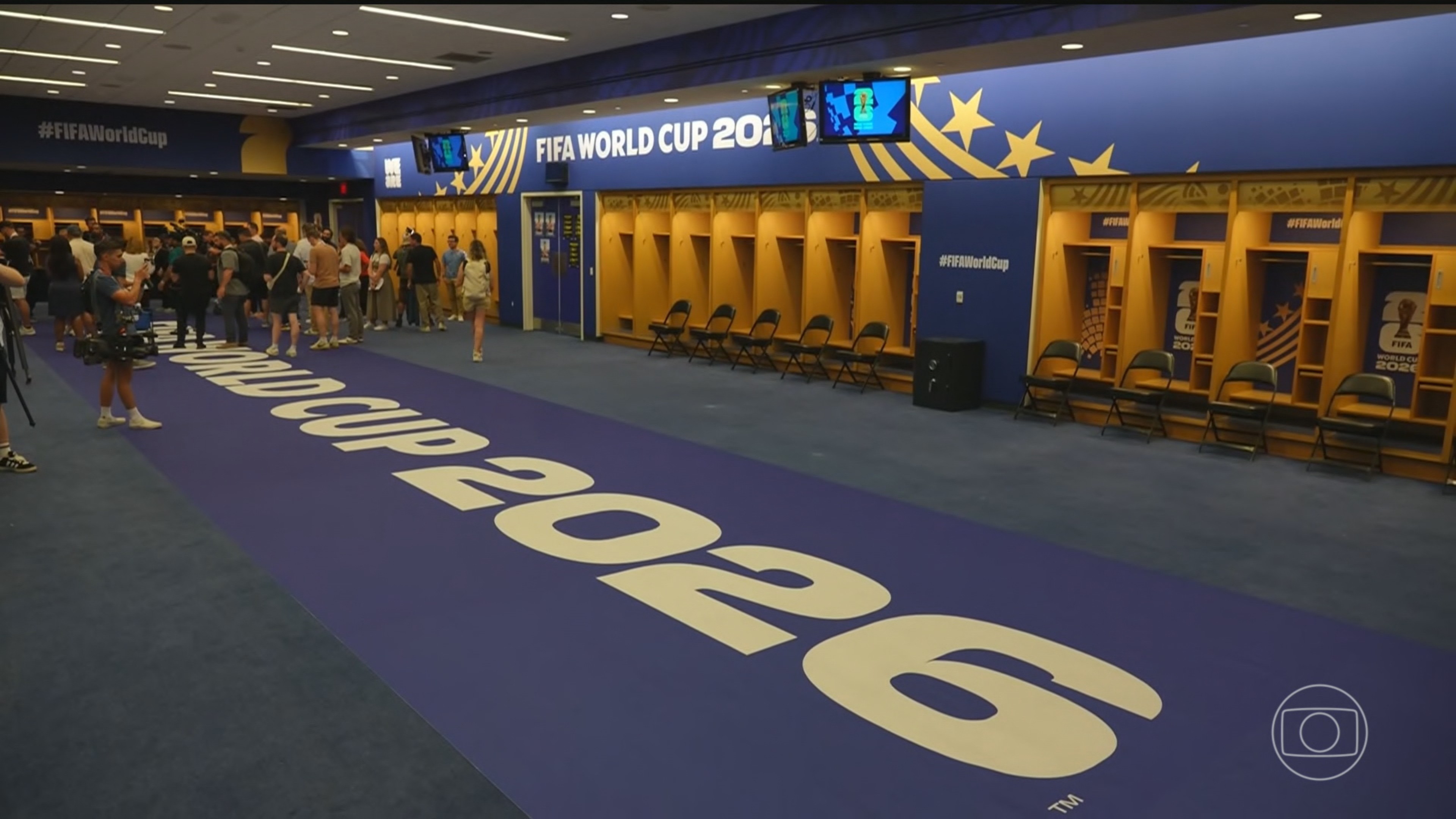 Jornal Nacional mostra detalhes do estádio da estr
