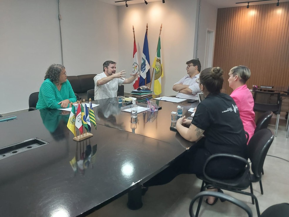Reunião da secretaria estadual de Segurança Pública do Piauí com o Grupo Matizes — Foto: Divulgação/Matizes