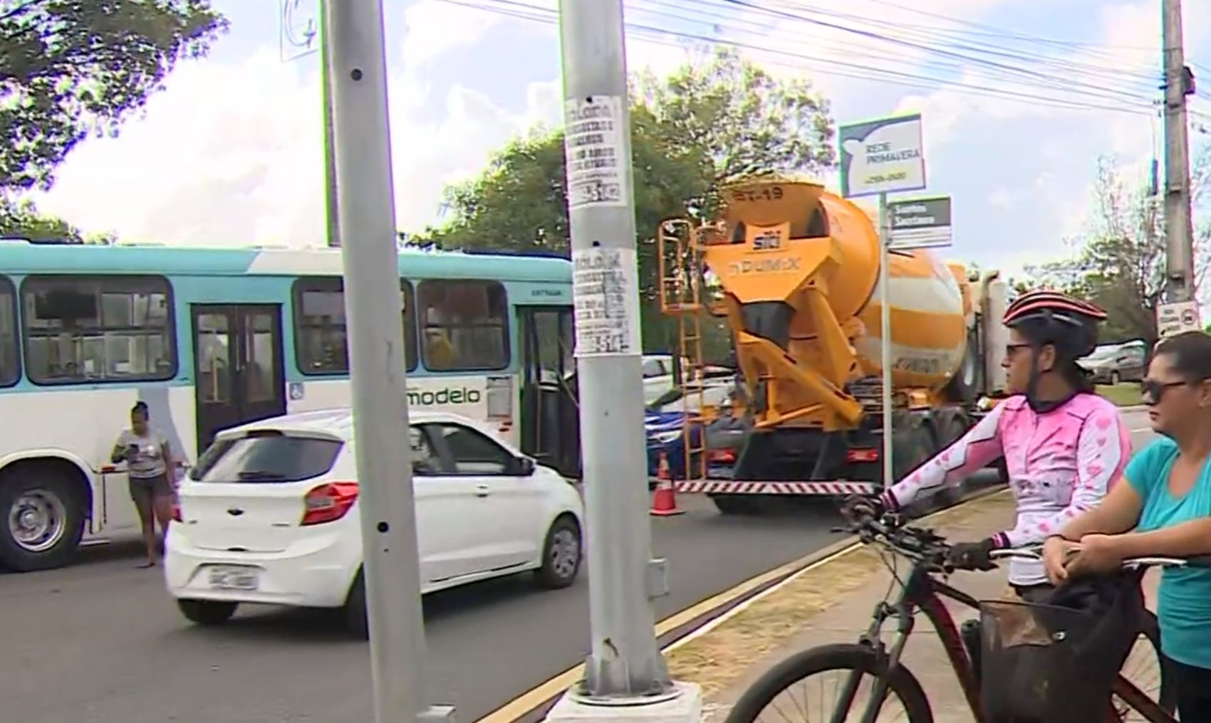 Ciclista morre em acidente com ônibus coletivo na Grande Aracaju