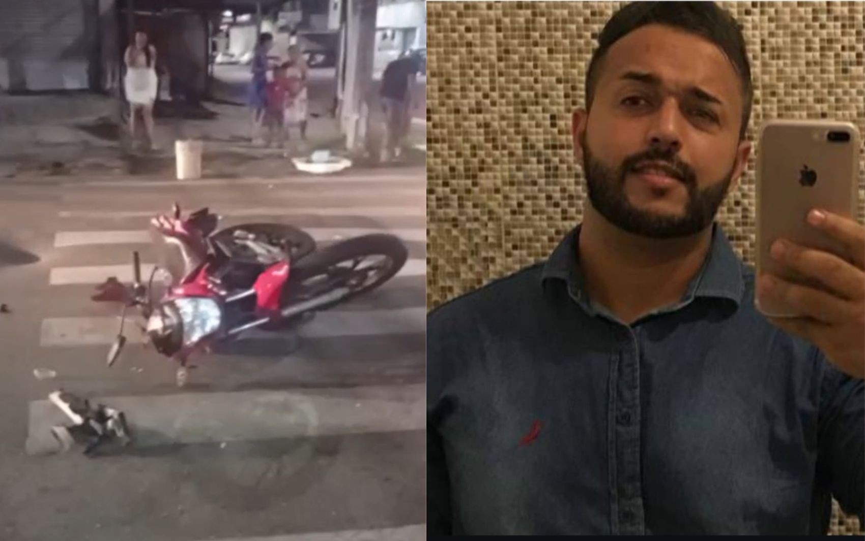 Motociclista morre após ser arrastado em capô de carro em Aracaju