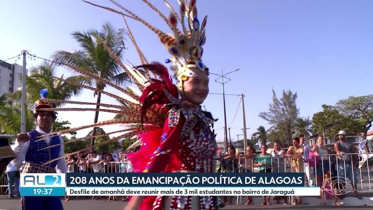 Estudantes celebram os 208 anos da Emancipação Política de Alagoas com ...