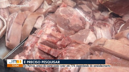 Preço da carne tem variação de 75% na capital; confira
