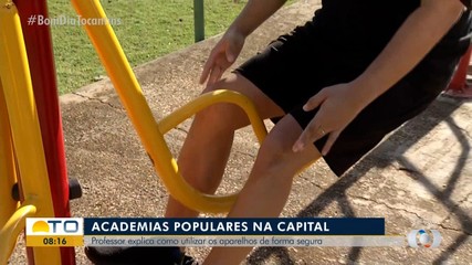 Professor explica maneira segura de usar aparelhos de exercícios