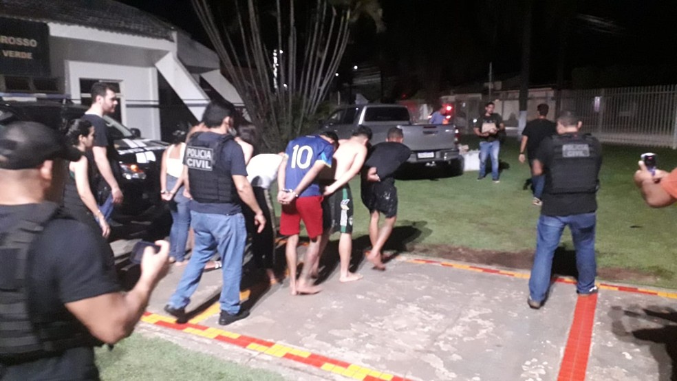 Polcia Civil prende integrantes de faco suspeita de mandar matar jovem em Sorriso  Foto: Reproduo