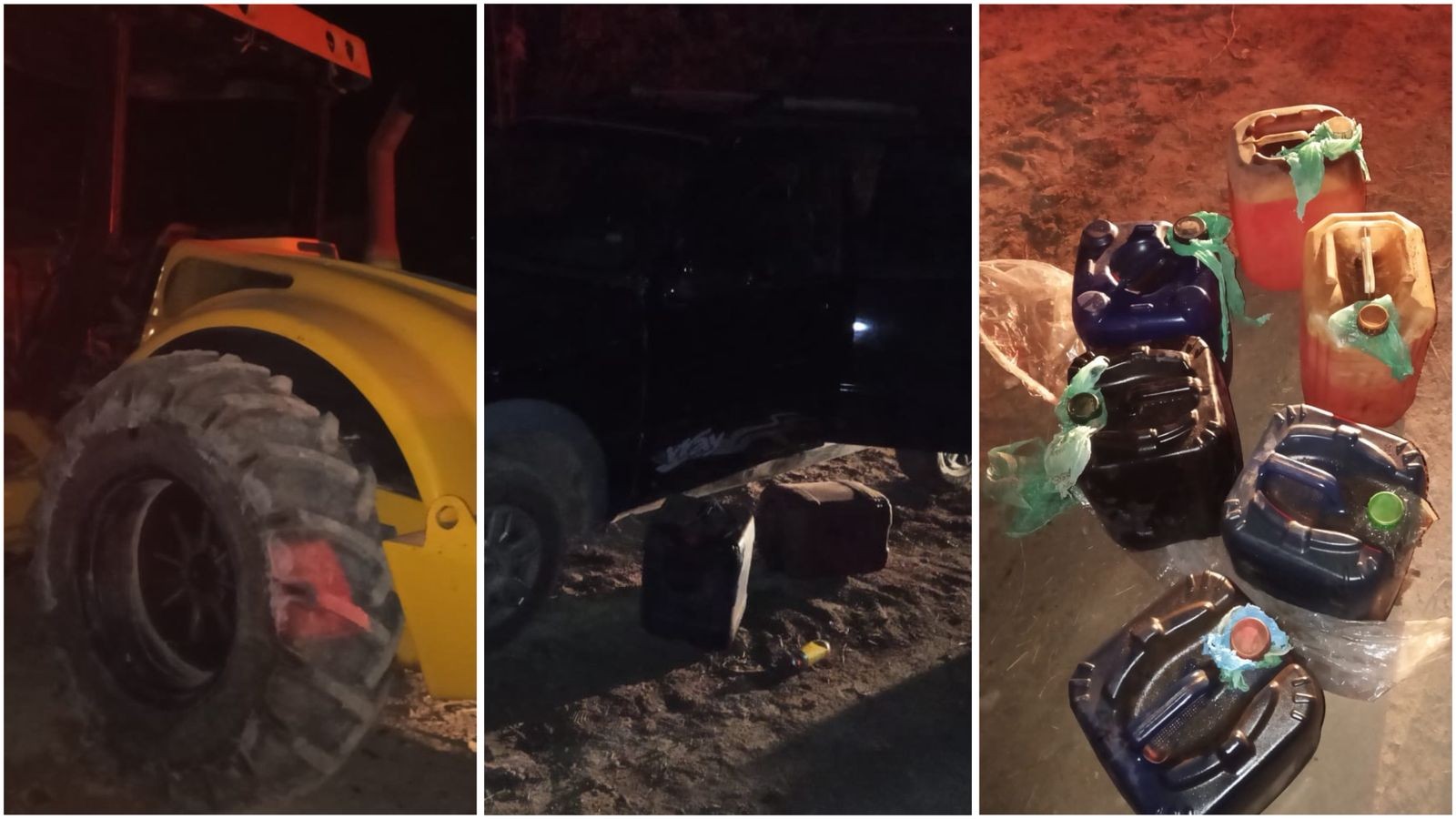 Polícia Militar flagra tentativa de furto de combustível de trator em Santarém; três suspeitos foram presos