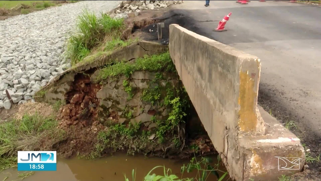 Ponte na BR-222, em Santa Inês, é interditada após problemas estruturais