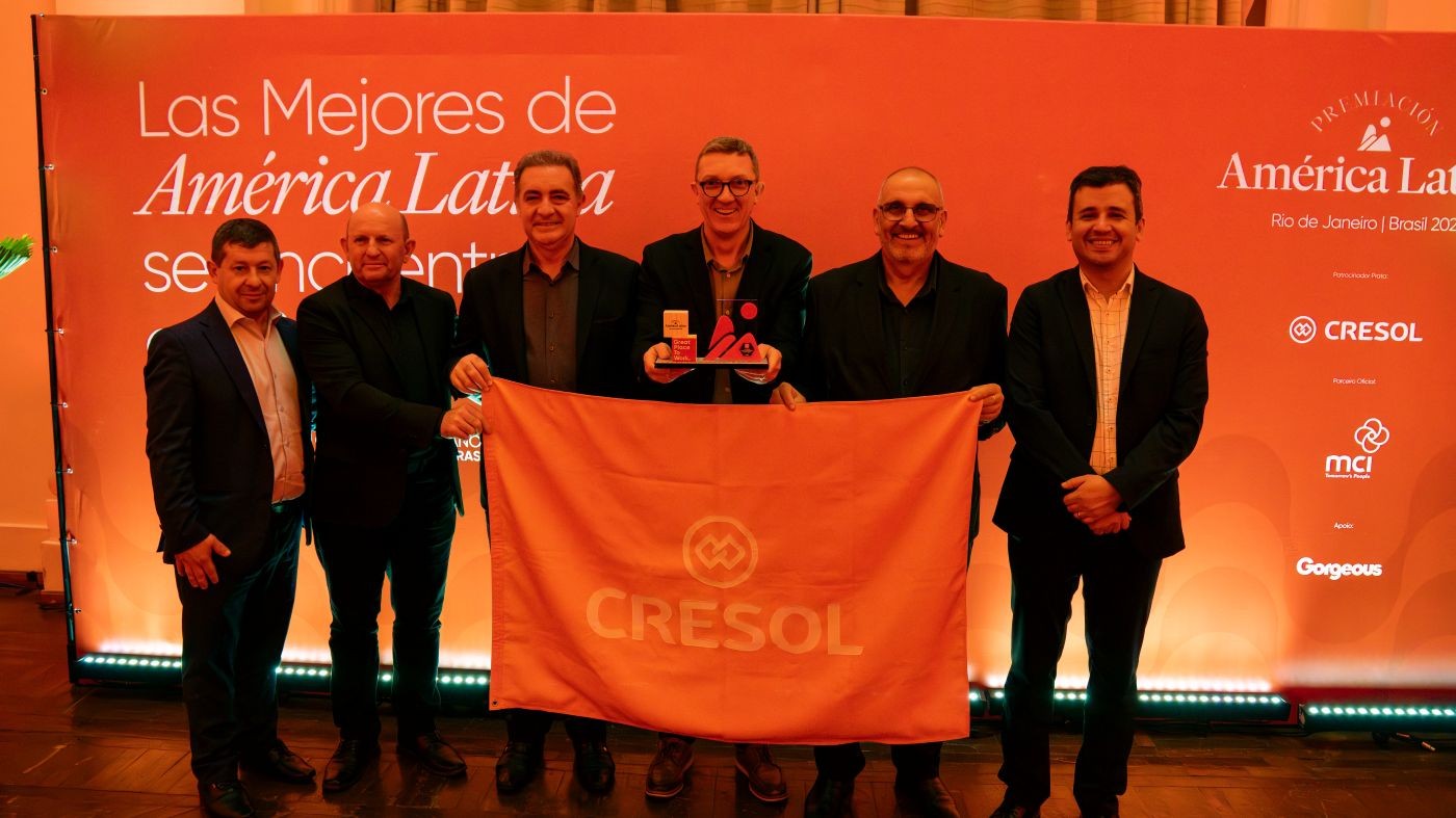 Cresol é reconhecida entre as melhores empresas para trabalhar no GPTW Latam