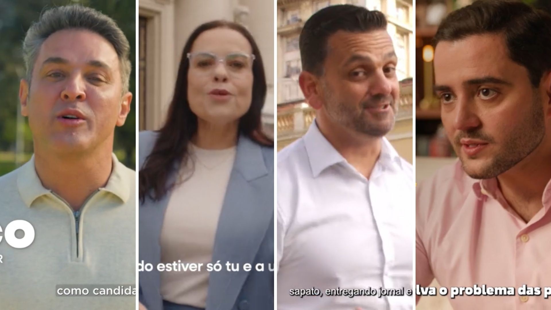 Enchente e apresentação dos candidatos são destaques do 1º programa eleitoral no RS