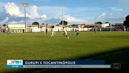 Tocantinópolis empata com o Gurupi na 5ª rodada do Tocantinense