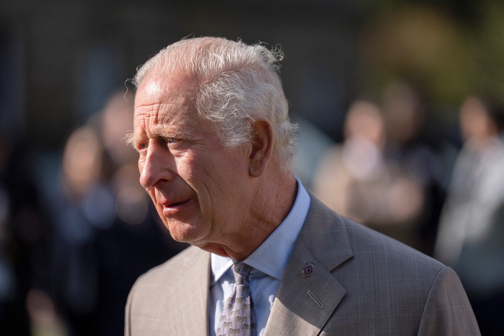 Rei Charles III em compromisso no fim de setembro — Foto: Jane Barlow/Pool via REUTERS
