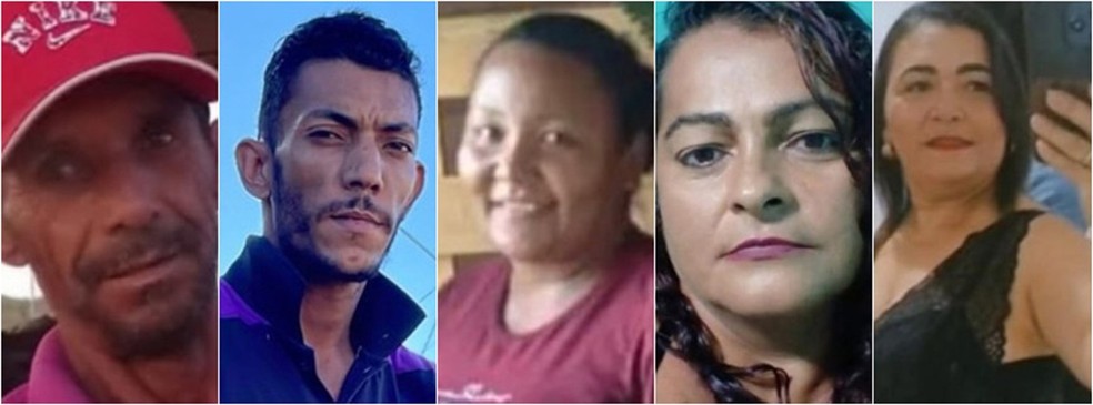 Vítimas acidente Ouro Branco interior de Alagoas — Foto: Reprodução/Redes sociais