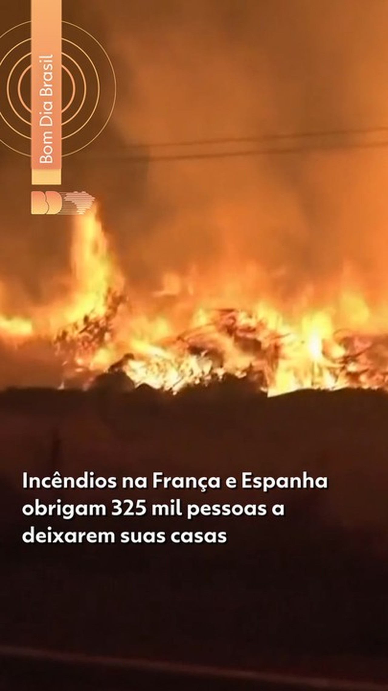 Incêndio devastador na França e na Espanha: fortes ventos aumentam e espalham chamas
