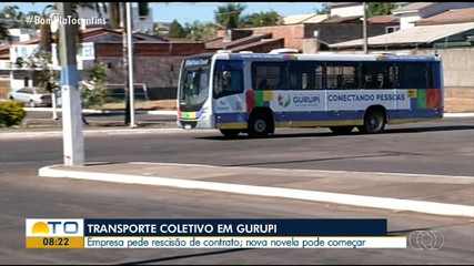 Empresa de transporte público de Gurupi pede rescisão de contrato após baixa demanda