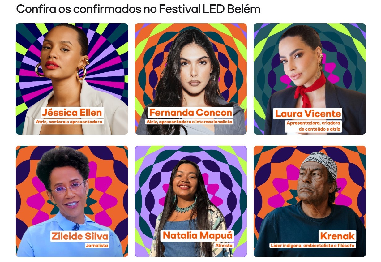 2ª edição do Festival LED Belém com Fafá, Ailton Krenak, Carlos Nobre, Zileide Silva e mais: veja programação  