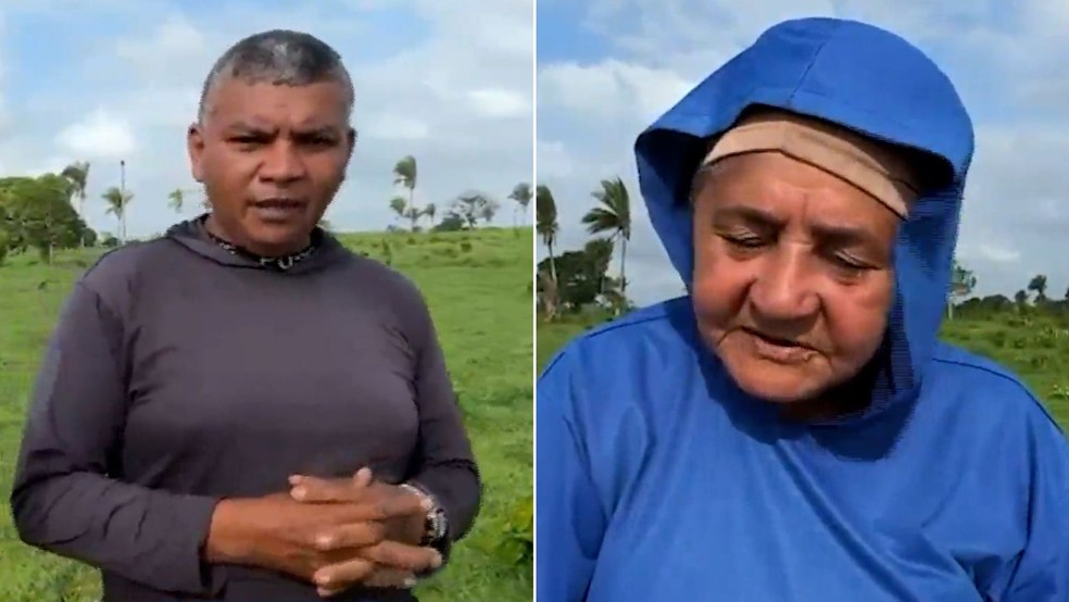Produtores rurais encontraram criança que estava desaparecida há quatro dias no MA — Foto: Reprodução/TV Mirante