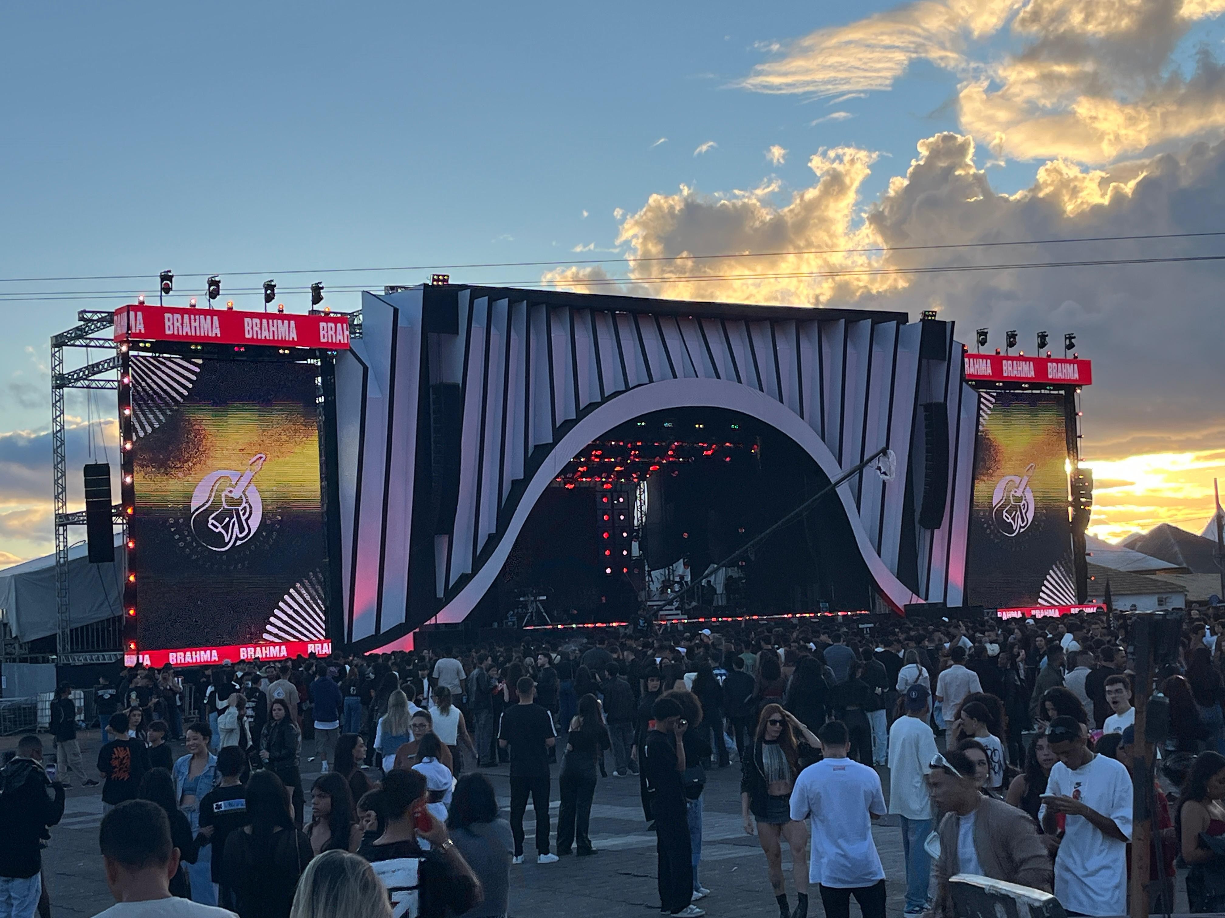 Palco principal do Festival de Inverno Bahia 2025 — Foto: Alan Oliveira/g1 Bahia