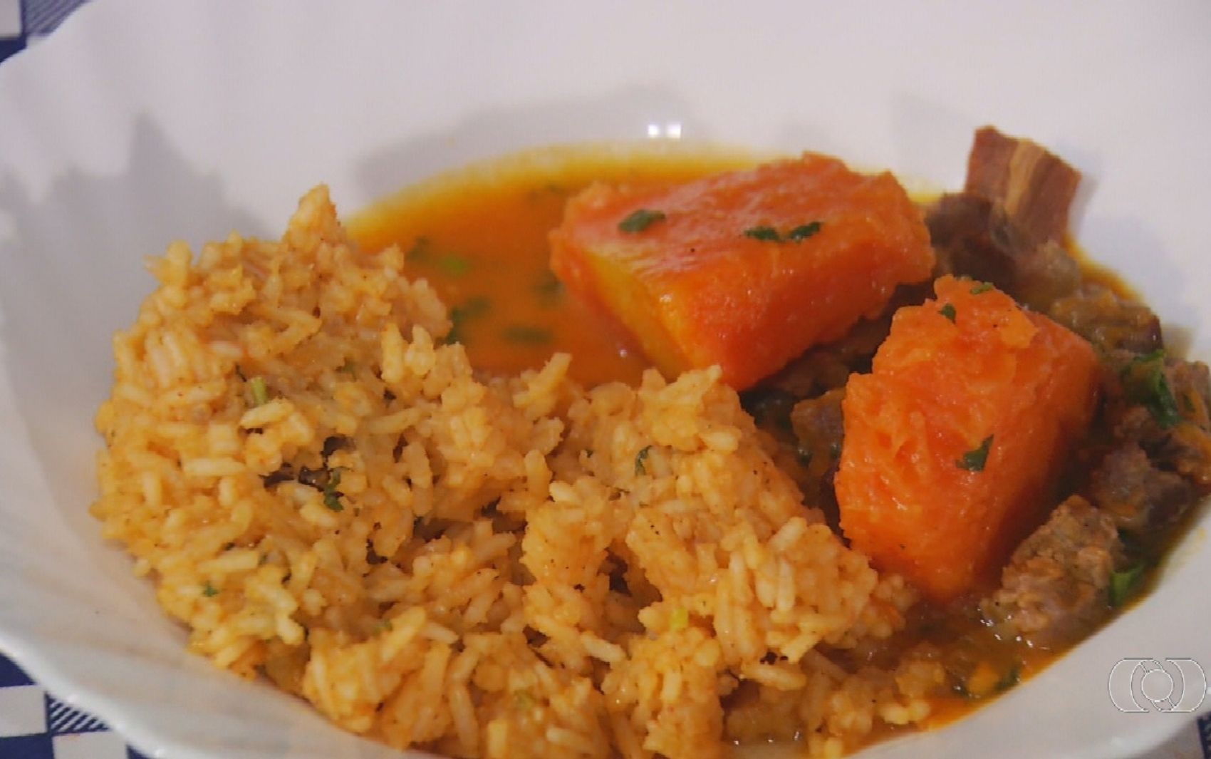Arroz carreteiro com abóbora: Sabores do Campo ensina receita feita com abóbora gigante