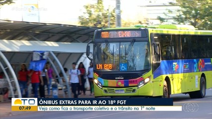 Veja como fica o transporte coletivo e o trânsito no primeiro dia do FGT 2024