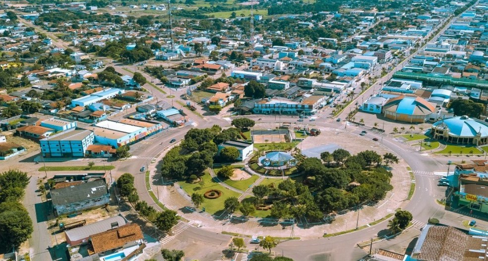A cidade de Juara (MT) atualmente — Foto: Studio A