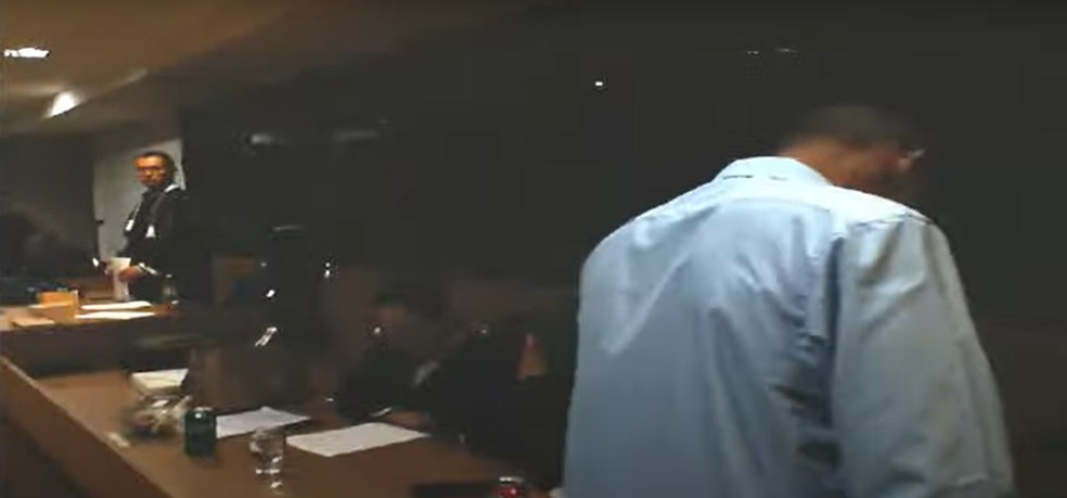 Acusado de assassinar ex-mulher a facadas é condenado a 25 anos de prisão — Foto: Reprodução/ Tribunal de Juri