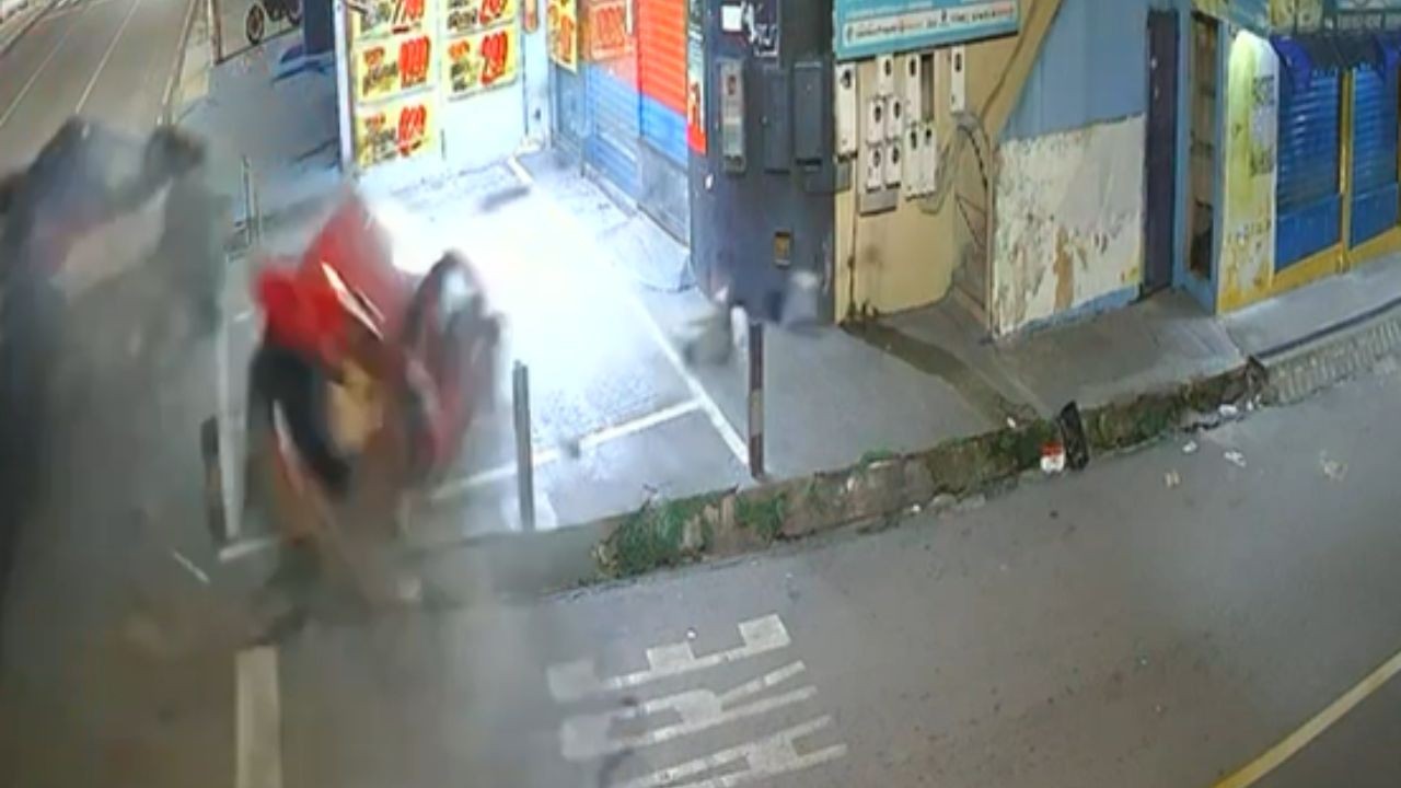 VÍDEO: veja de outro ângulo acidente entre viatura da Rocam e carro que deixou dois mortos em Manaus