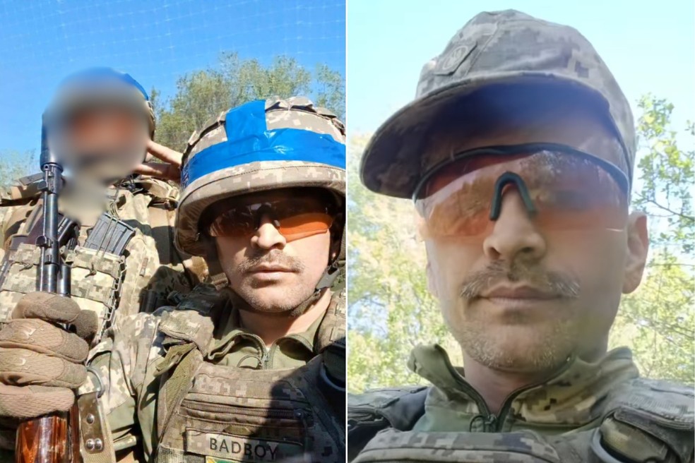Thiago Moita, de 35 anos, alistou-se no Exército Ucraniano para combater o vício em apostas virtuais. — Foto: Redes sociais