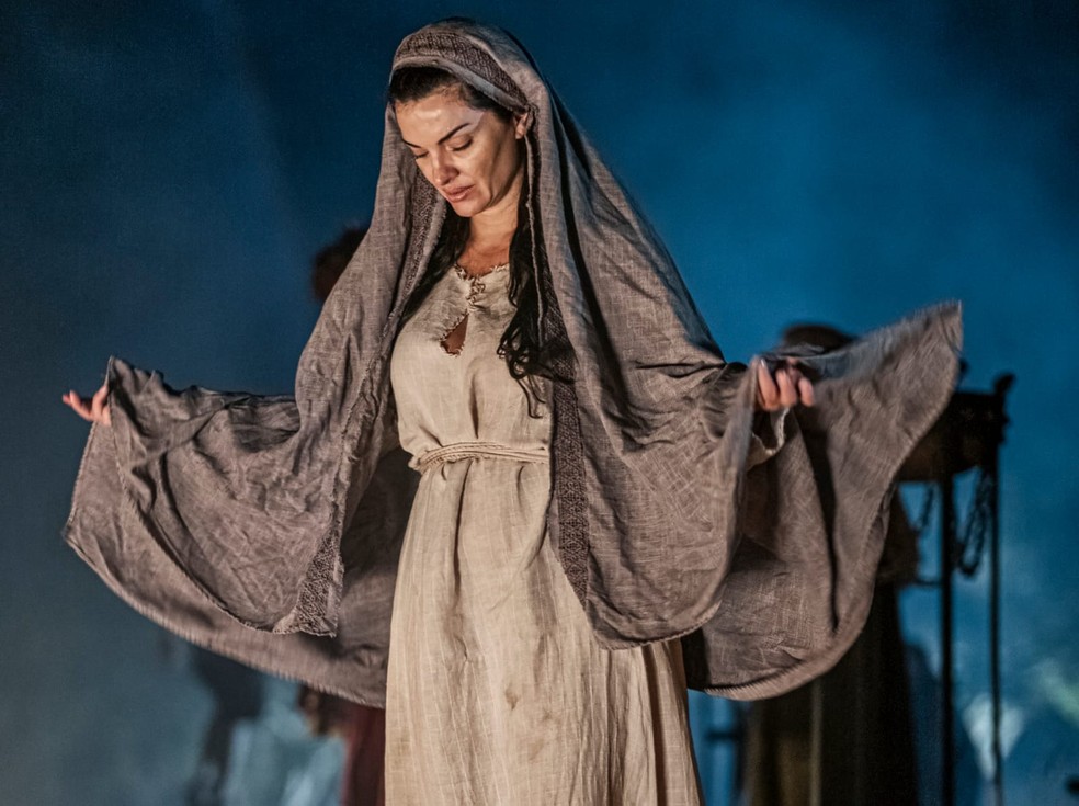 Mayana Neiva interpretar Maria na Paixo de Cristo de Nova Jerusalm  Foto: Kike Tavares