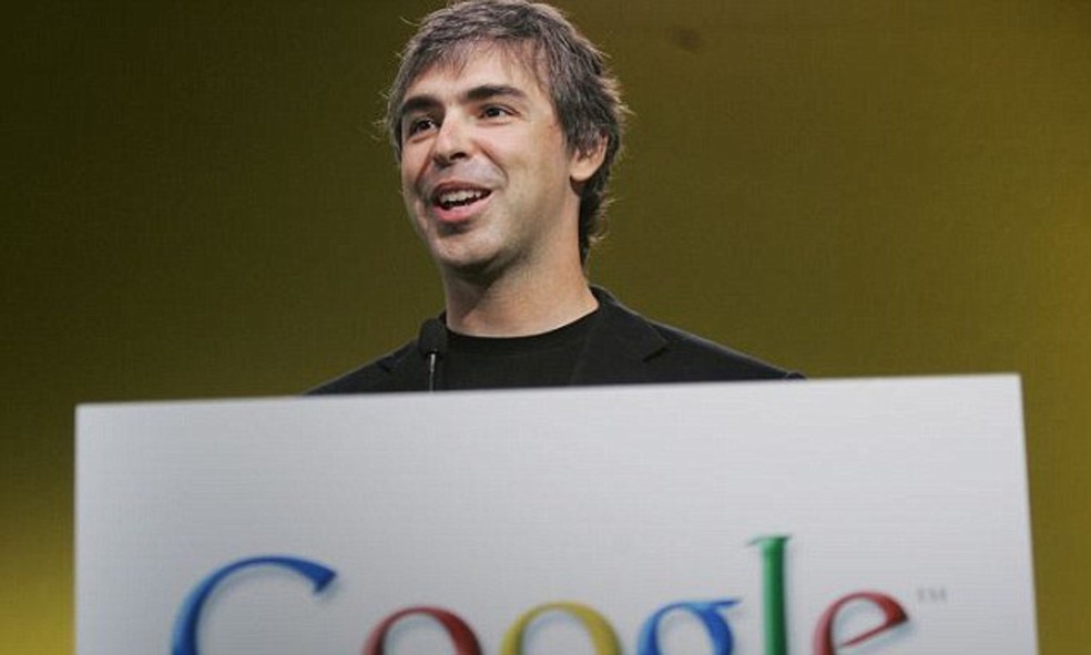 Larry Page, cofundador da Alphabet, proprietária do Google. — Foto:  Divulgação
