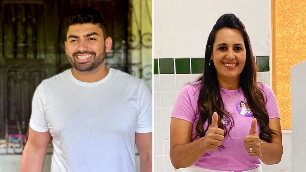 Eduardo Draga Alana (PSD) e Ana Fidelis (Republicanos) foram os vereadores mais votados em Teresina — Foto: Reprodução