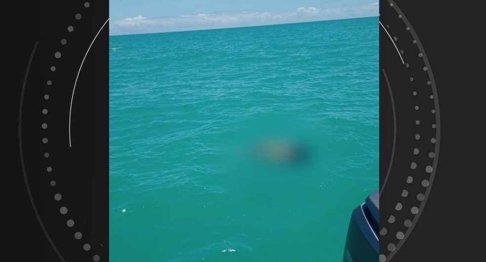 Corpo da segunda criança que se afogou na Barra de Santo Antônio, AL, é encontrado boiando no mar de Ipioca — Foto: Reprodução