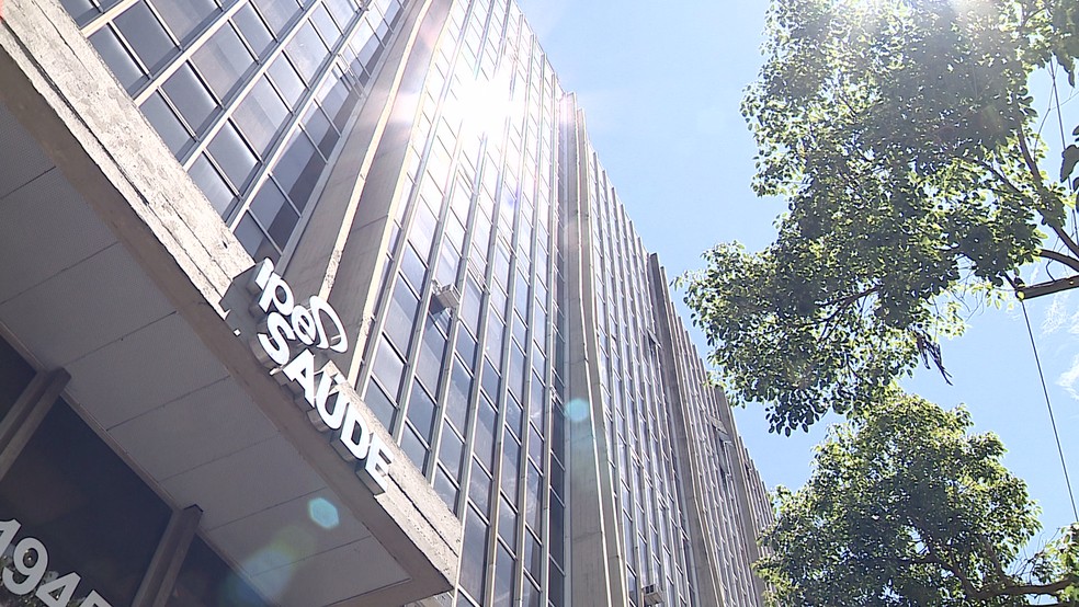 Sede do IPE Saúde, em Porto Alegre — Foto: Reprodução/RBS TV