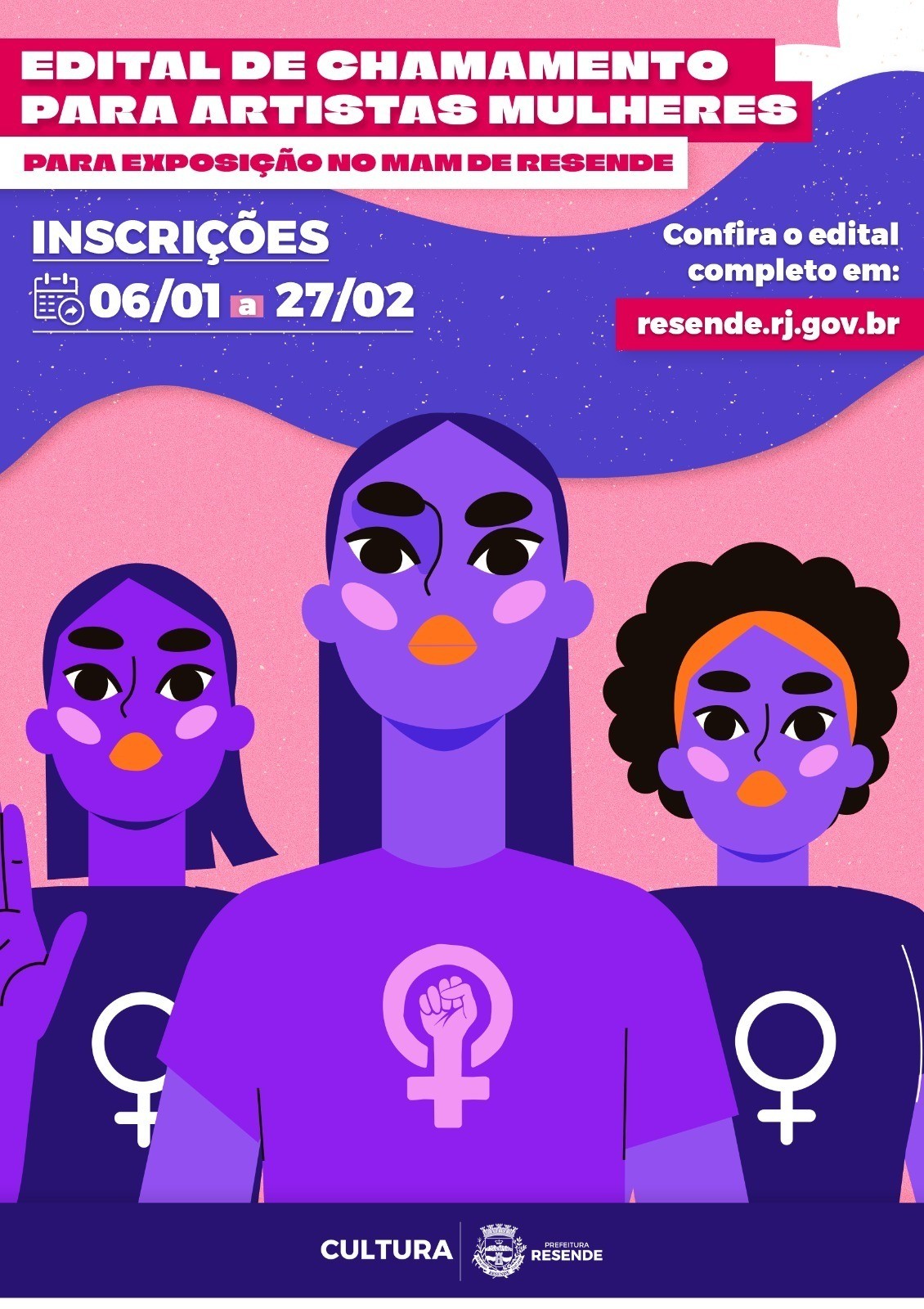 Estão abertas as inscrições para a exposição 'Mulheres por Mulheres' no Museu de Resende