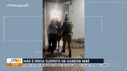 Mãe é presa suspeita de agredir bebê