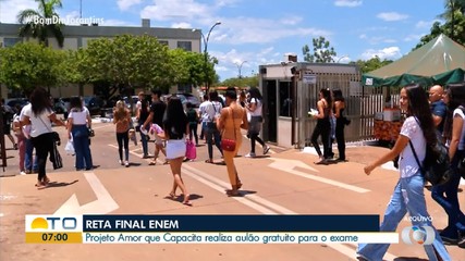Amor que Capacita: inscrições para aula de revisão do Enem terminam nesta sexta-feira (25)
