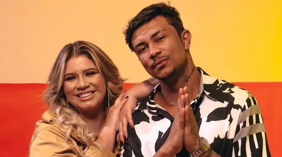Marília Mendonça e Xamã no clipe de 'Leão' — Foto: Divulgação