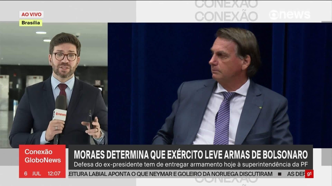 Após defesa dizer que 8 armas de Bolsonaro estão com Exército, Moraes ordena entrega à PF