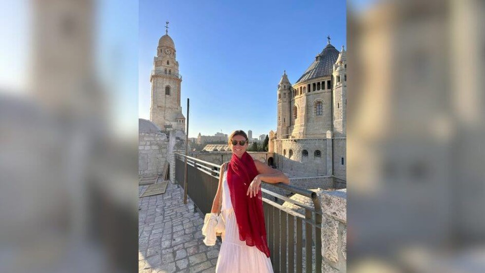 Bruna está em Israel há 25 dias e aguarda para voltar ao Brasil — Foto: Arquivo Pessoal