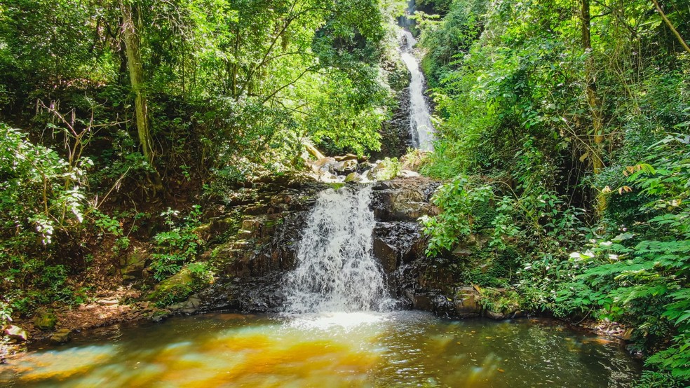 Cachoeira Três Quedas - Prefeitura de Santa Rita de Passa Quatro — Foto: Crédito: Divulgação