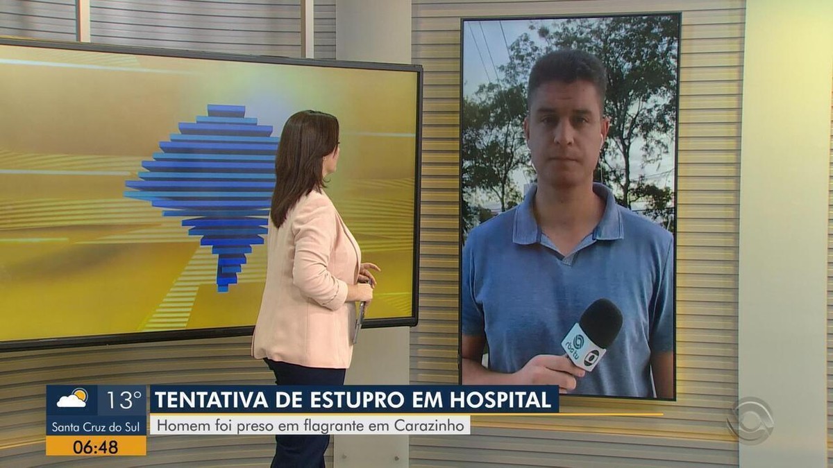 Polícia indicia homem preso por estupro de paciente internada em hospital de Carazinho