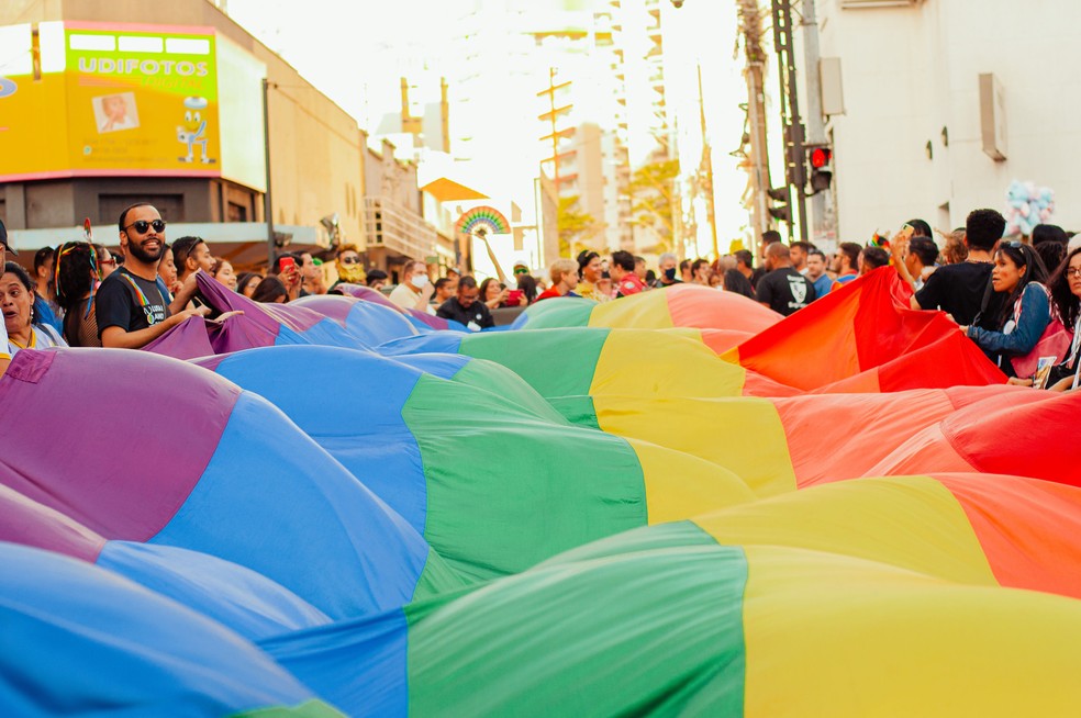 Parada LGBTQIA+ — Foto: Kauara Carvalho