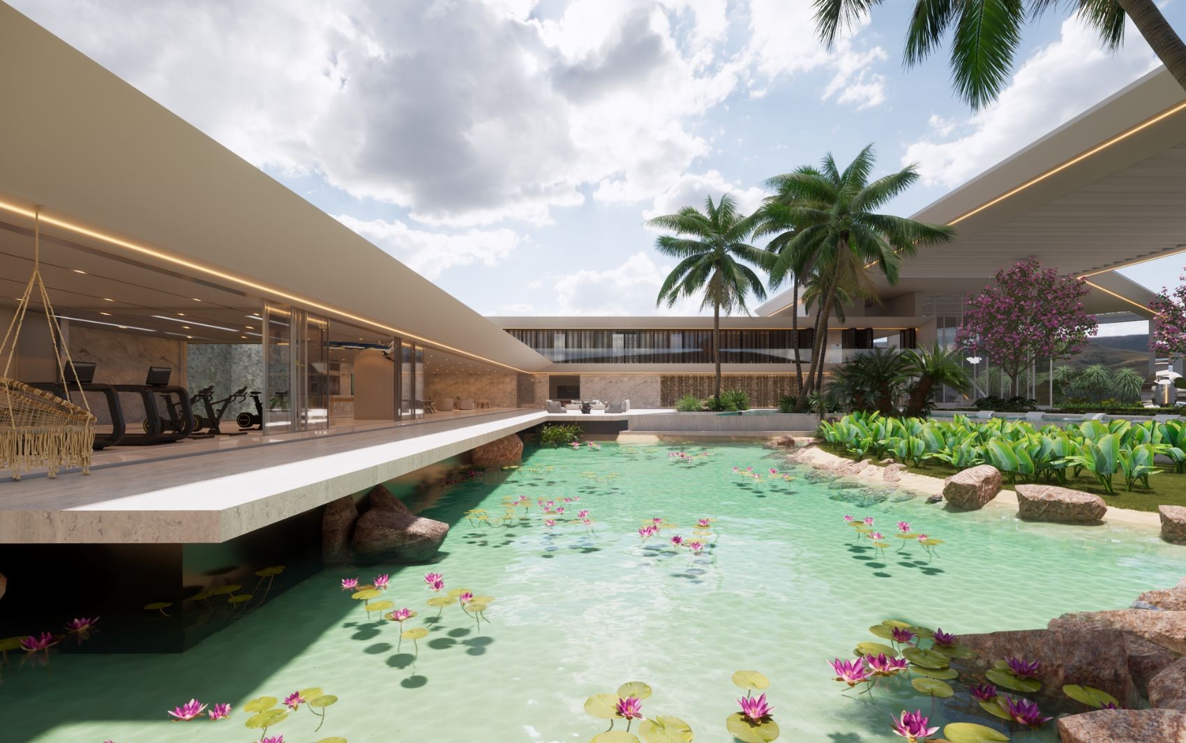 Com lago e até capela: projeto de mansão em condomínio de famosos de Goiânia impressiona