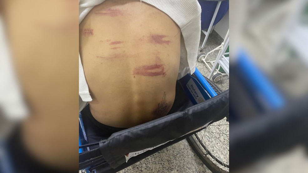 Mulher é agredida e mantida em cárcere privado em São José do Rio Preto (SP) — Foto: Reprodução/Gazeta do Interior