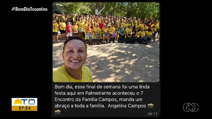 Telespectadores mostram encontro de família, café da manhã e nascer do sol; confira