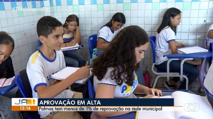 Escolas municipais de Palmas registram menos de 1% de taxa de reprovação em 2024