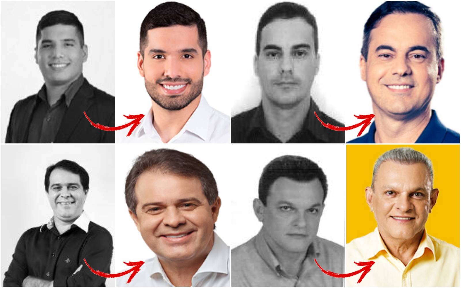 Perdendo os traços da adolescência: veja evolução das fotos dos candidatos à Prefeitura de Fortaleza nas urnas