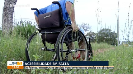 Infraestrutura precária em Palmas transforma trajeto simples em obstáculos