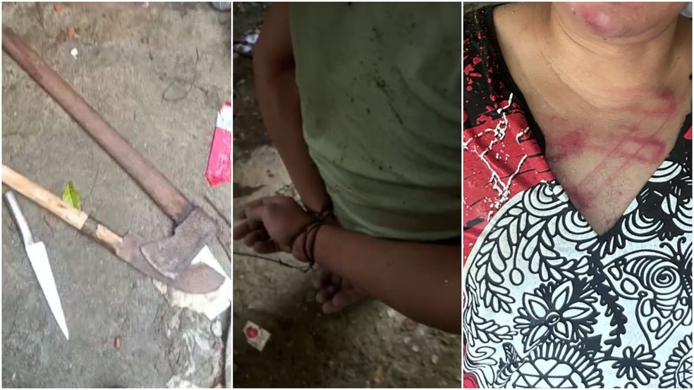 Criminosos mantiveram vítimas reféns por acreditarem que elas teriam presenciado um crime na região. — Foto: Reprodução