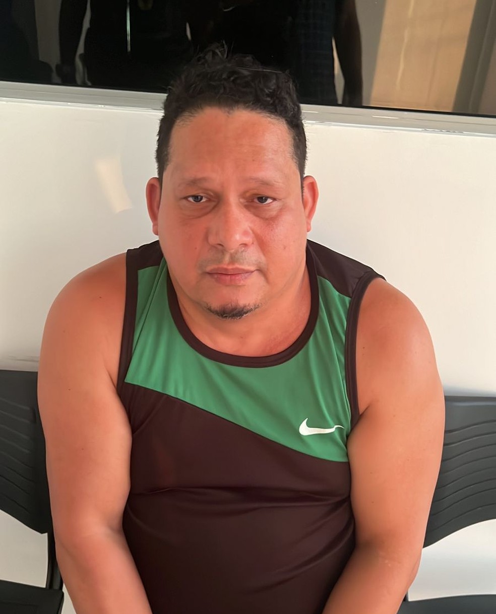 O pastor Jefferson Batista de Amorim, de 43 anos, foi preso nesta quinta-feira (24), em Santa Rita — Foto: Reprodução/TV Cabo Branco