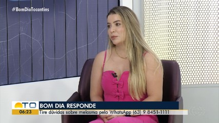 Bom Dia Responde tira dúvidas sobre melasma