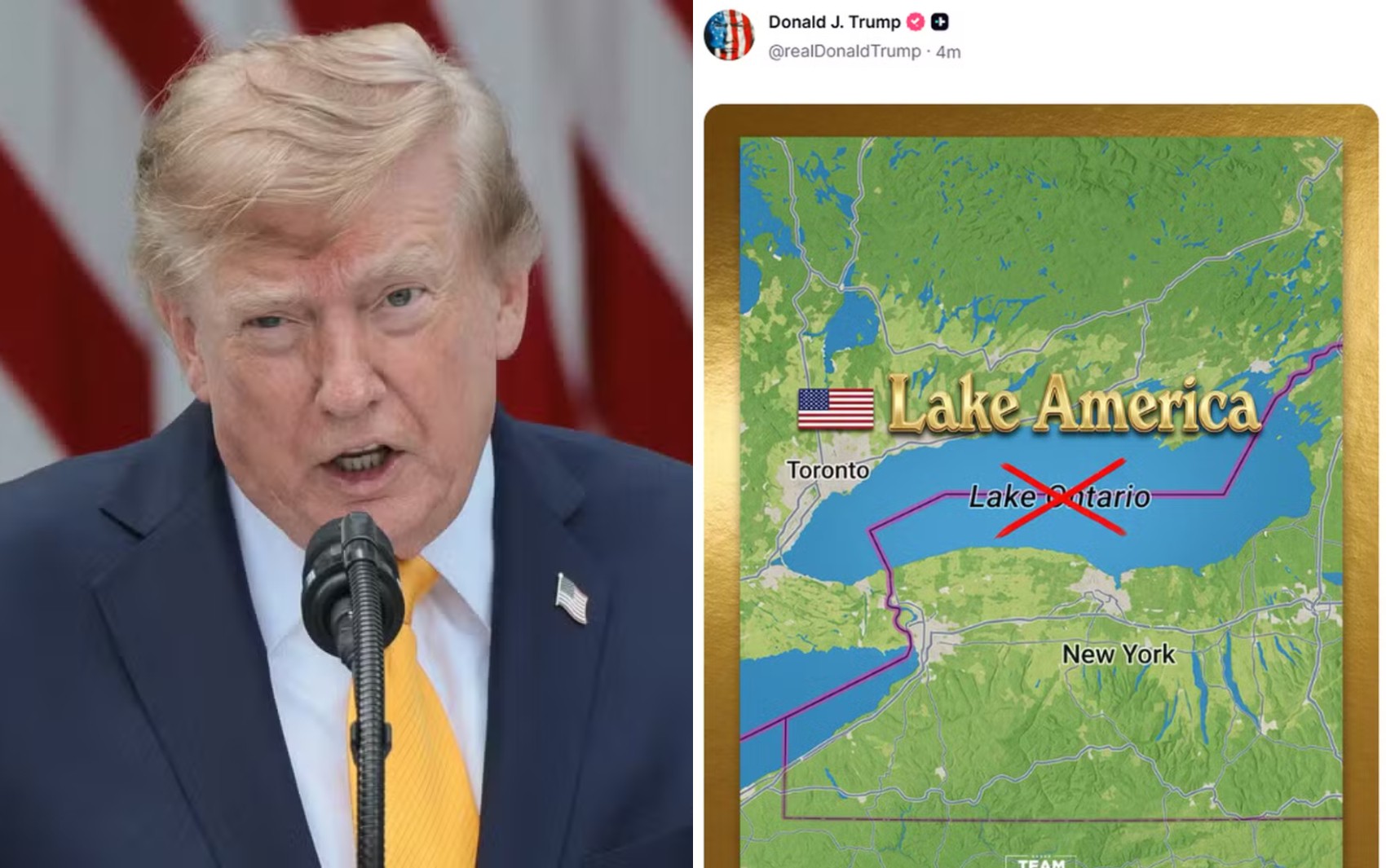 'Lago América': Trump provoca o Canadá, mas gera mais tédio do que indignação